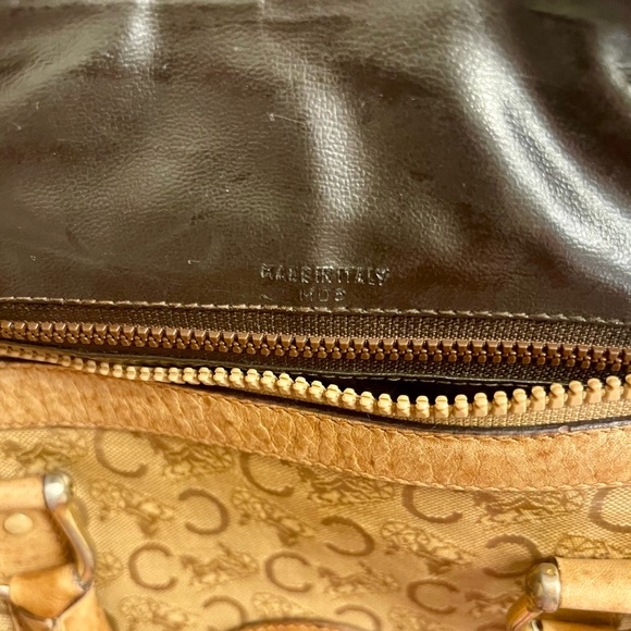 Celine Tan Monogram Boston Bag - Picture 13 of 16